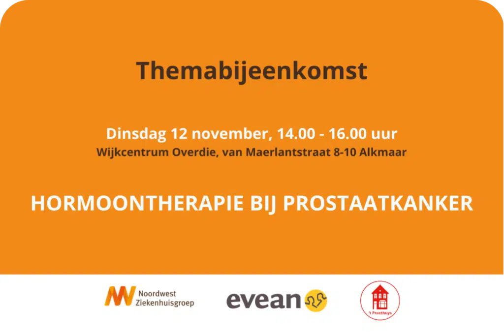 Themamiddag 12 november Hormoontherapie bij prostaatkanker